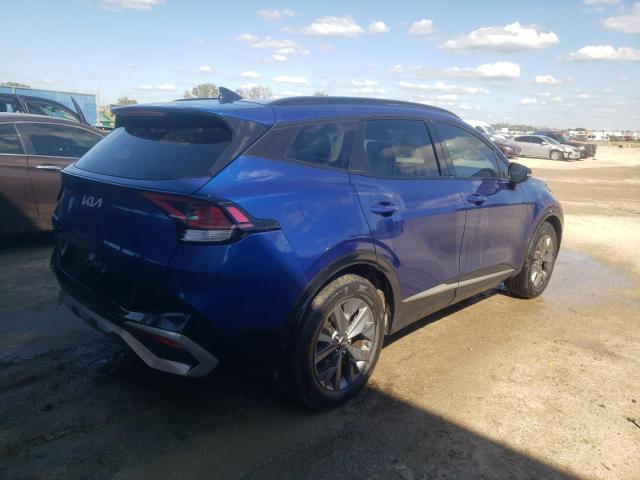 5XYK43AFXPG055092 - 2023 KIA SPORTAGE SX BLUE photo 3