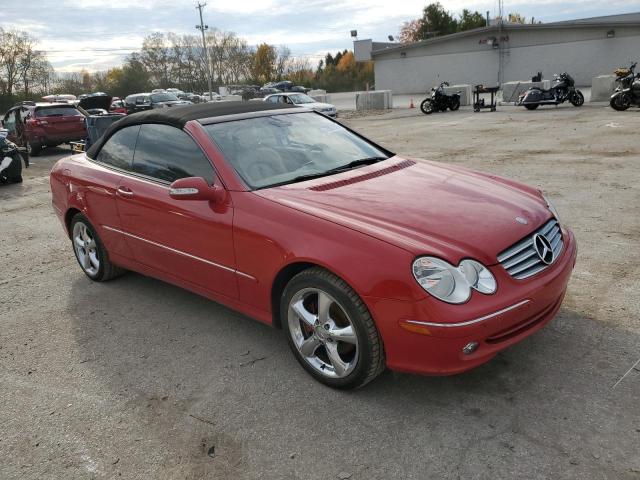 WDBTK65J15F161603 - 2005 MERCEDES-BENZ CLK 320 RED photo 4