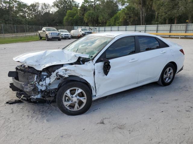 5NPLL4AG3MH016600 - 2021 HYUNDAI ELANTRA SE WHITE photo 1