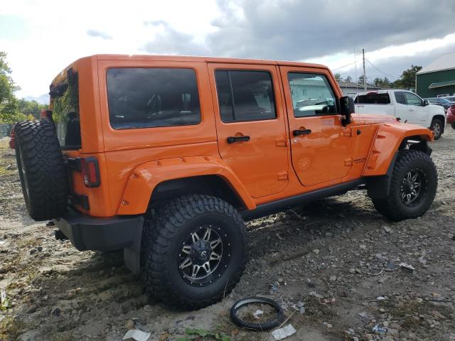 1C4BJWFG2DL533162 - 2013 JEEP WRANGLER RUBICON ORANGE photo 3