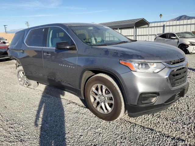 1GNERFKW5LJ268418 - 2020 CHEVROLET TRAVERSE LS GRAY photo 4