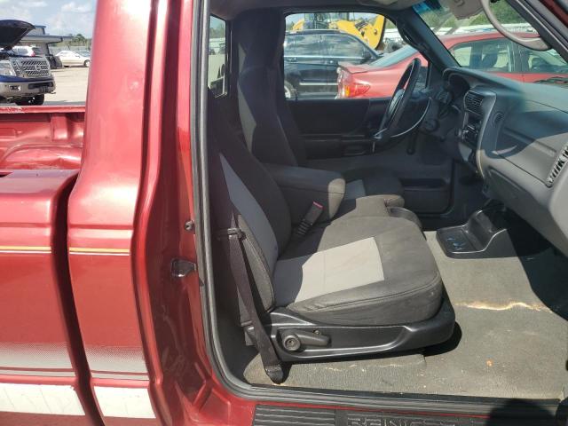 1FTYR10U15PA54648 - 2005 FORD RANGER BURGUNDY photo 10