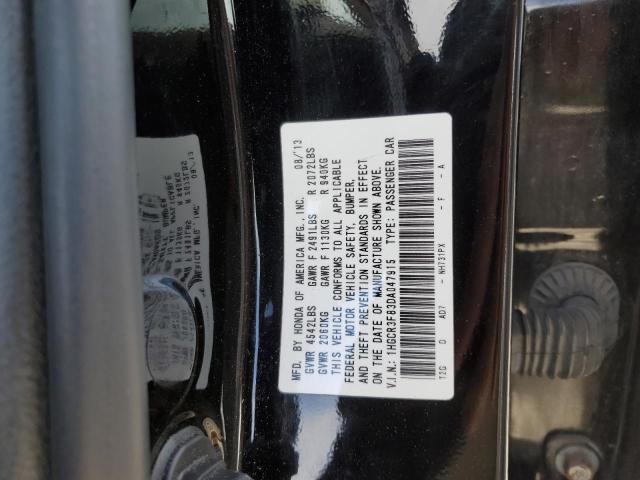 1HGCR3F83DA047915 - 2013 HONDA ACCORD EXL BLACK photo 12