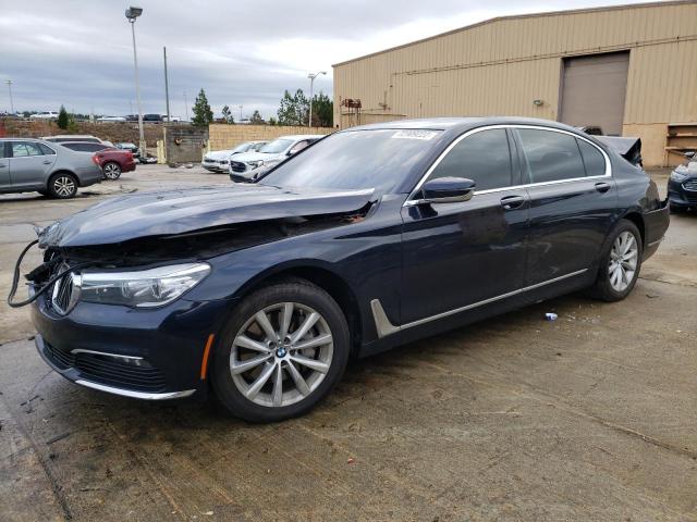 WBA7E4C52JGV24206 - 2018 BMW 740 XI BLUE photo 1