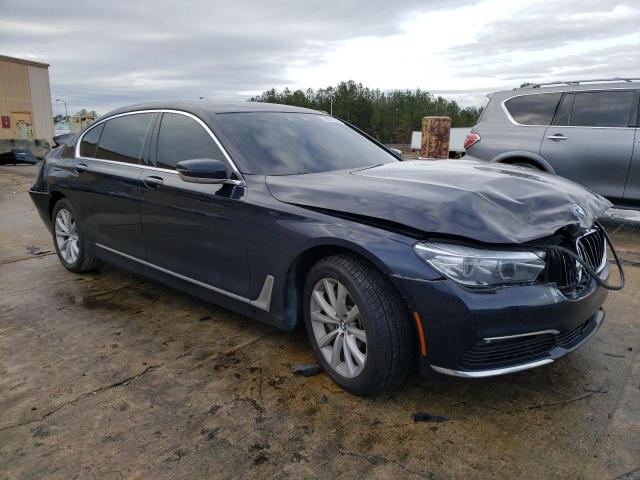 WBA7E4C52JGV24206 - 2018 BMW 740 XI BLUE photo 4