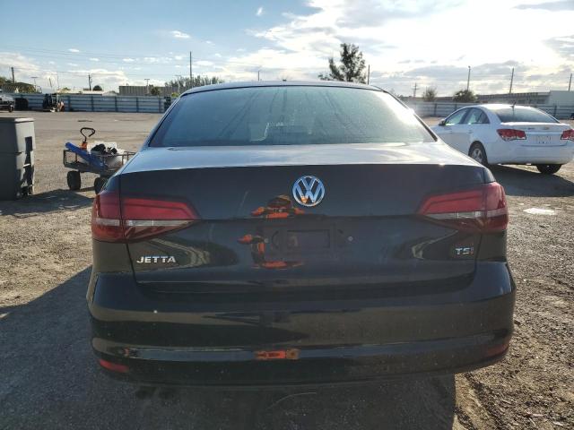 3VW2B7AJXHM383308 - 2017 VOLKSWAGEN JETTA S BLACK photo 6