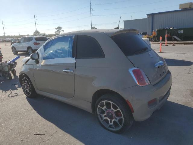 3C3CFFBR2CT385101 - 2012 FIAT 500 SPORT TAN photo 2