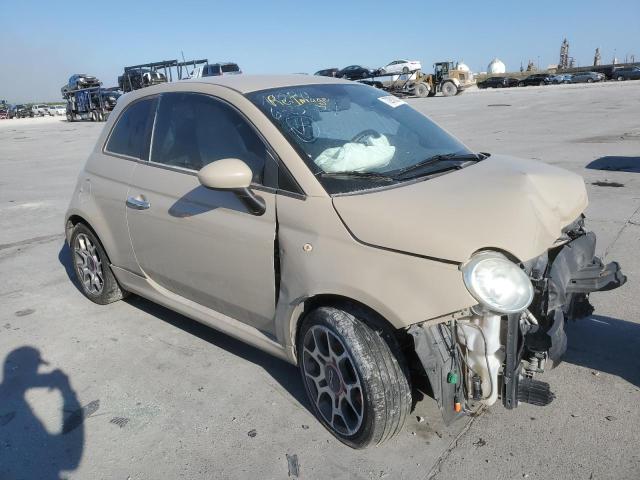 3C3CFFBR2CT385101 - 2012 FIAT 500 SPORT TAN photo 4