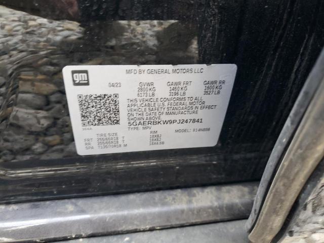 5GAERBKW9PJ247841 - 2023 BUICK ENCLAVE ESSENCE BLACK photo 13
