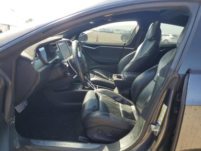 5YJSA1E43HF200066 - 2017 TESLA MODEL S CHARCOAL photo 7