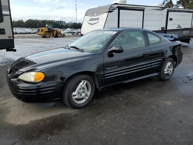 1G2NE12FX2C264394 - 2002 PONTIAC GRAND AM SE BLACK photo 1