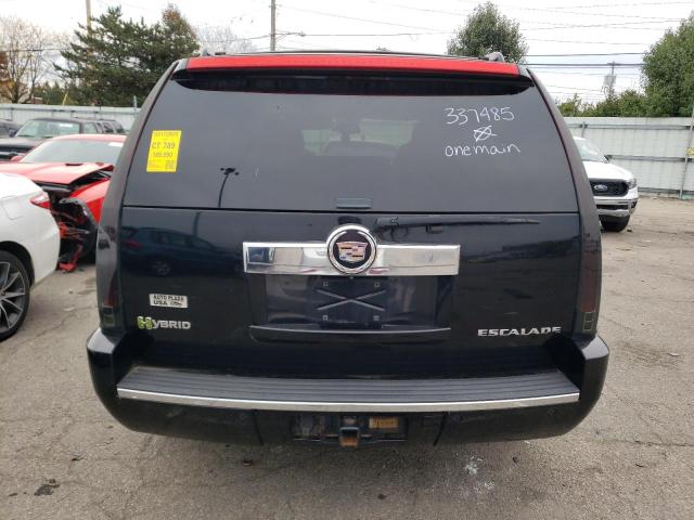 1GYS4EEJ6BR337485 - 2011 CADILLAC ESCALADE HYBRID BLACK photo 6