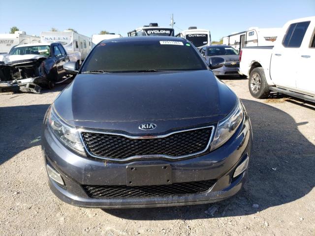 KNAGM4A73F5605547 - 2015 KIA OPTIMA LX BLUE photo 5