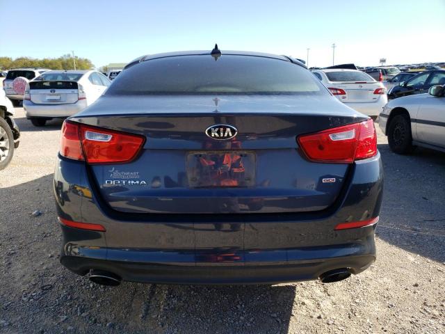 KNAGM4A73F5605547 - 2015 KIA OPTIMA LX BLUE photo 6