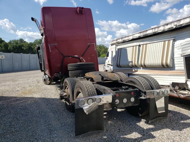 1FUJAPAV81LJ20142 - 2001 FREIGHTLINER CONVENTION FLD132 XL CLASSIC BURGUNDY photo 3