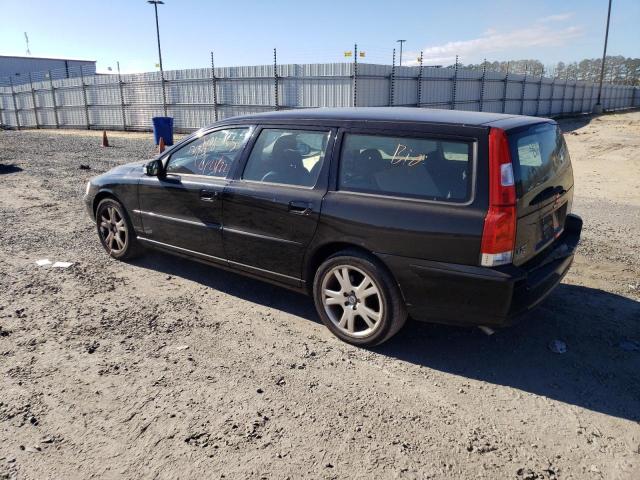 YV1SW612572621771 - 2007 VOLVO V70 BLACK photo 2