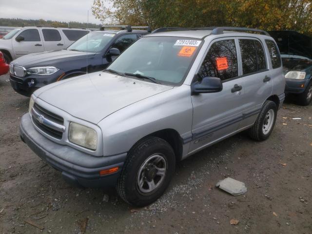 2CNBE13C026918701 - 2002 CHEVROLET TRACKER SILVER photo 1