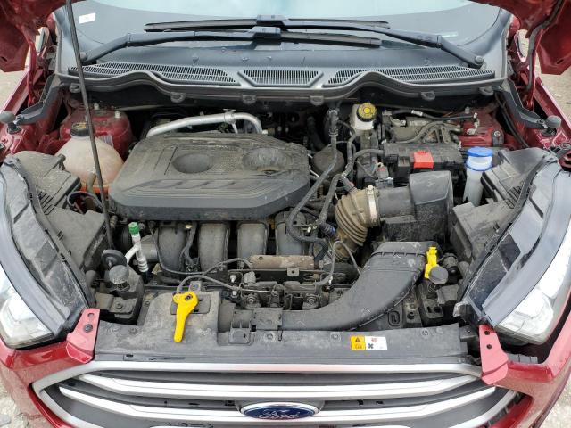 MAJ6S3GL7LC341653 - 2020 FORD ECOSPORT SE RED photo 11