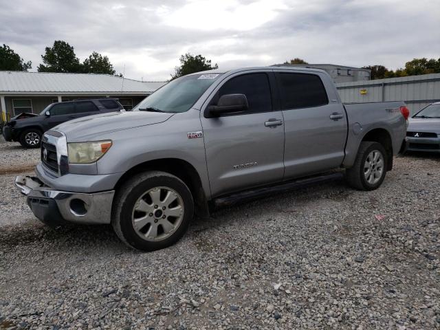 5TFDV54138X036948 - 2008 TOYOTA TUNDRA CREWMAX SILVER photo 1