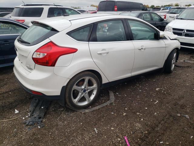 1FADP3N29DL370639 - 2013 FORD FOCUS TITANIUM WHITE photo 3