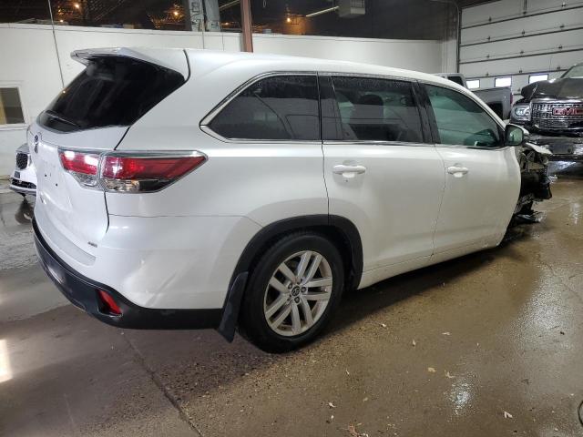 5TDBKRFH3GS322854 - 2016 TOYOTA HIGHLANDER LE WHITE photo 3