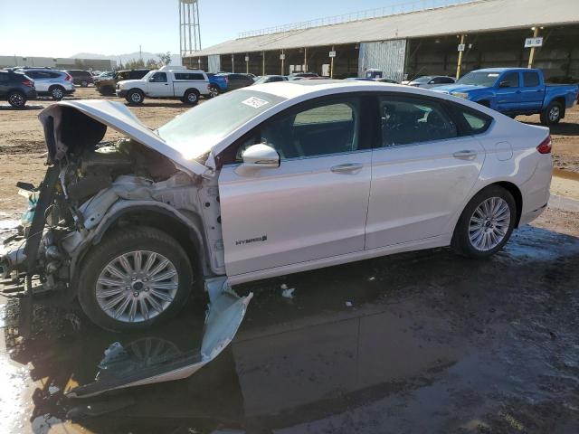 3FA6P0LU7FR246062 - 2015 FORD FUSION SE HYBRID WHITE photo 1