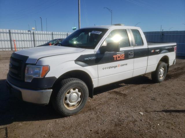 1FTEX1EM3EKF07456 - 2014 FORD F-150 SUPER CAB WHITE photo 1