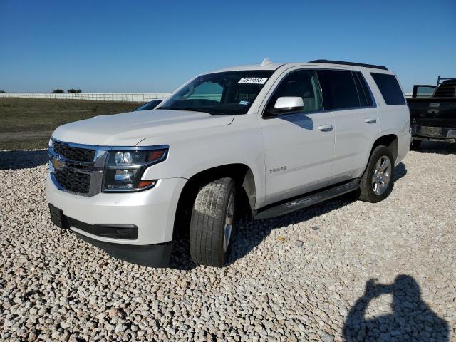 1GNSCBKC2JR208081 - 2018 CHEVROLET TAHOE C1500 LT WHITE photo 1