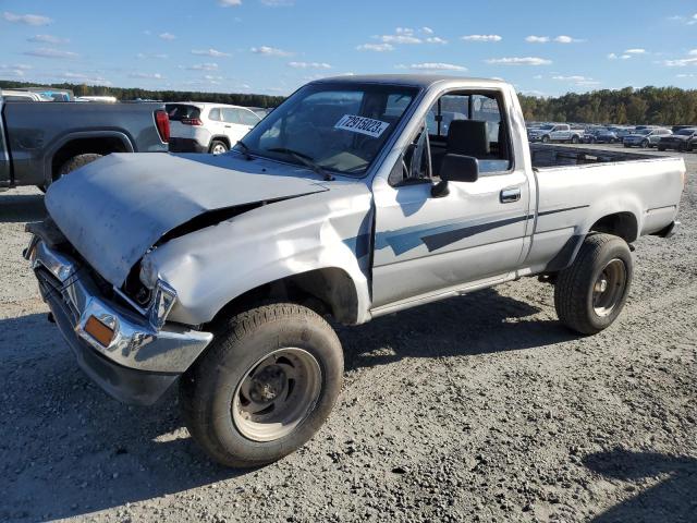 4TARN01P5NZ025124 - 1992 TOYOTA PICKUP 1/2 TON SHORT WHEELBASE DLX SILVER photo 1