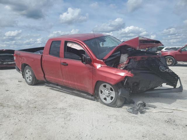 5TFUM5F17JX078464 - 2018 TOYOTA TUNDRA DOUBLE CAB SR/SR5 RED photo 4