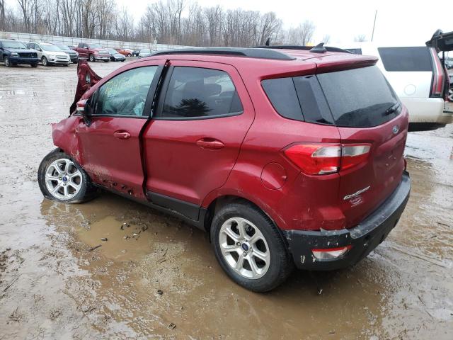 MAJ3P1TE2JC229081 - 2018 FORD ECOSPORT SE RED photo 2