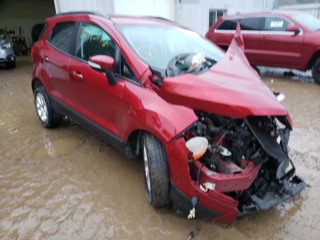MAJ3P1TE2JC229081 - 2018 FORD ECOSPORT SE RED photo 4