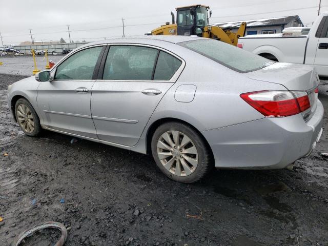 1HGCR3F88DA001481 - 2013 HONDA ACCORD EXL SILVER photo 2