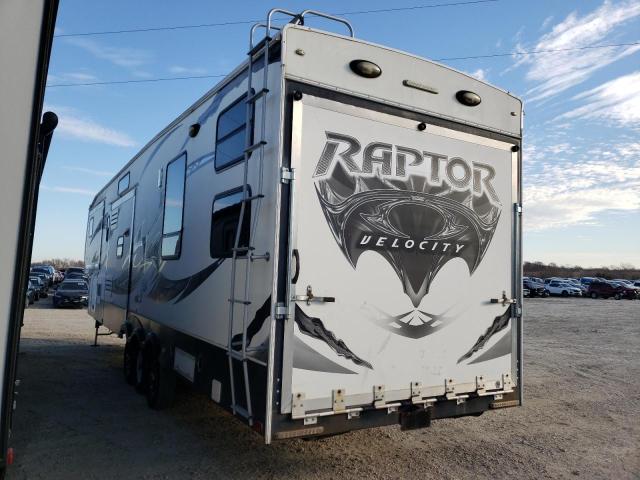 4YDF38429CR801311 - 2012 KEYSTONE RAPTOR WHITE photo 3