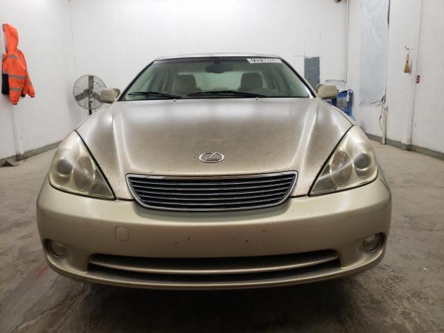 JTHBA30G755077767 - 2005 LEXUS ES 330 GOLD photo 5