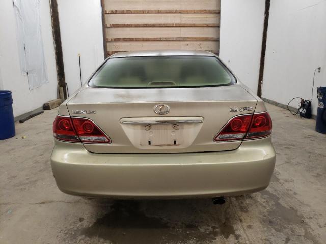 JTHBA30G755077767 - 2005 LEXUS ES 330 GOLD photo 6