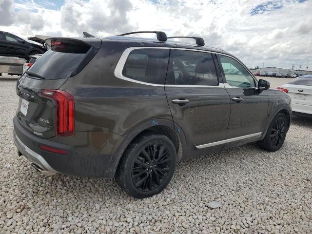 5XYP5DHC6MG123355 - 2021 KIA TELLURIDE SX GRAY photo 3