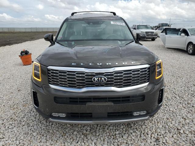 5XYP5DHC6MG123355 - 2021 KIA TELLURIDE SX GRAY photo 5