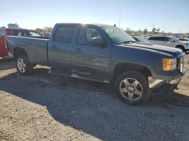 1GT121CG7EF187951 - 2014 GMC SIERRA K2500 SLT TURQUOISE photo 4