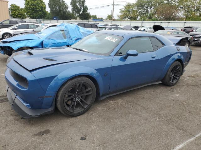 2C3CDZFJ3MH555505 - 2021 DODGE CHALLENGER R/T SCAT PACK BLUE photo 1