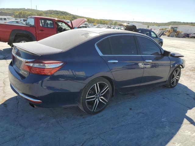 1HGCR2F51GA216818 - 2016 HONDA ACCORD SPORT BLUE photo 3