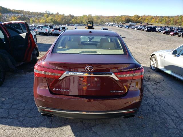 4T1BK1EB7GU199985 - 2016 TOYOTA AVALON XLE MAROON photo 6