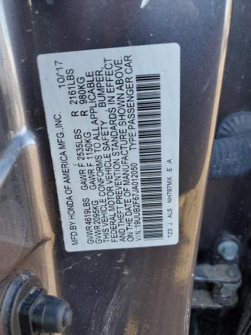 19UUB2F67JA012050 - 2018 ACURA TLX TECH+A Մոխրագույն լուսանկար 12