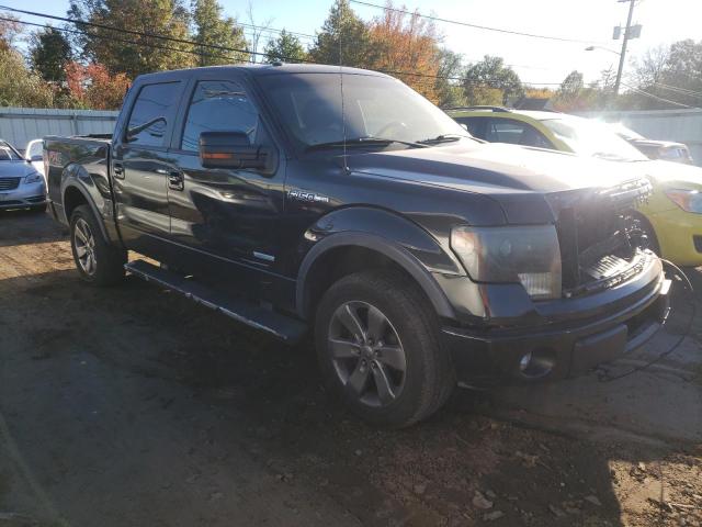 1FTFW1ET5DFC32727 - 2013 FORD F150 SUPERCREW BLACK photo 4