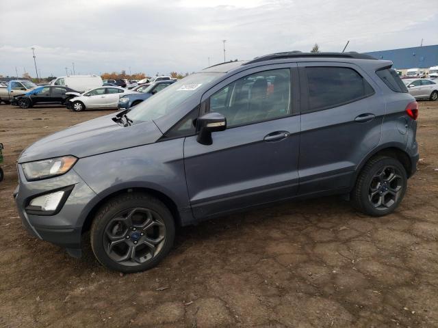 MAJ6P1CL6JC165672 - 2018 FORD ECOSPORT SES GRAY photo 1