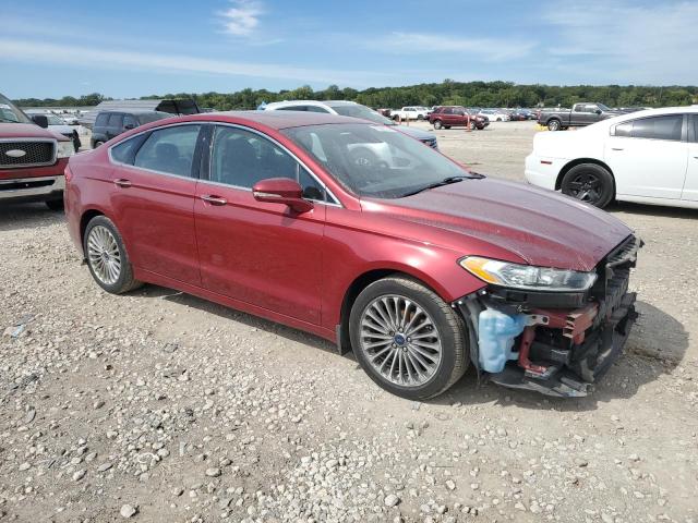 3FA6P0D94GR249917 - 2016 FORD FUSION TITANIUM RED photo 4