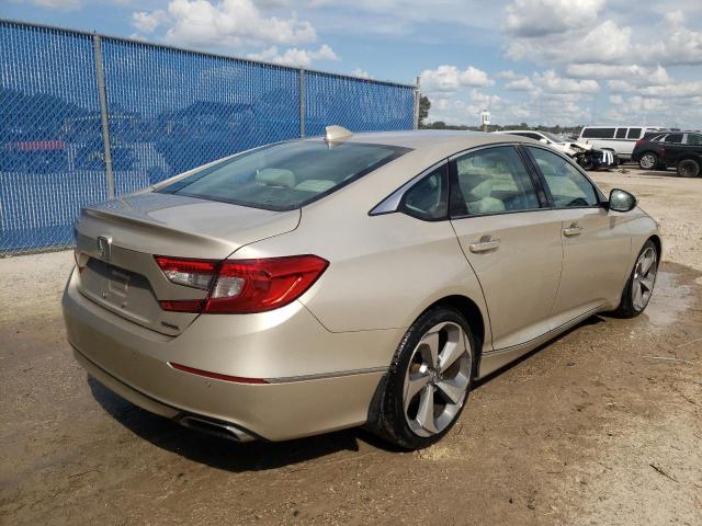 1HGCV1F94JA014250 - 2018 HONDA ACCORD TOURING GOLD photo 3