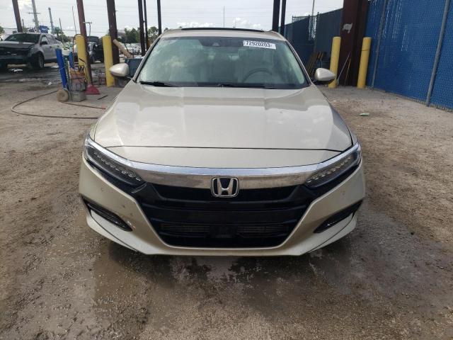 1HGCV1F94JA014250 - 2018 HONDA ACCORD TOURING GOLD photo 5