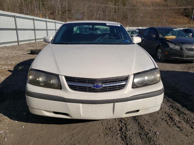 2G1WF52E649328428 - 2004 CHEVROLET IMPALA WHITE photo 5