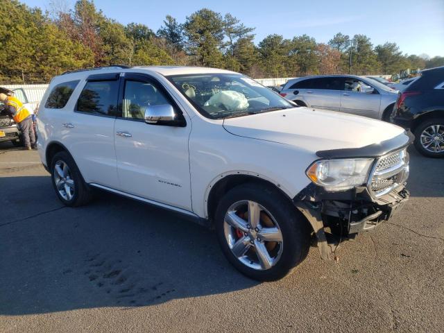 1C4SDJET9CC138693 - 2012 DODGE DURANGO CITADEL WHITE photo 4